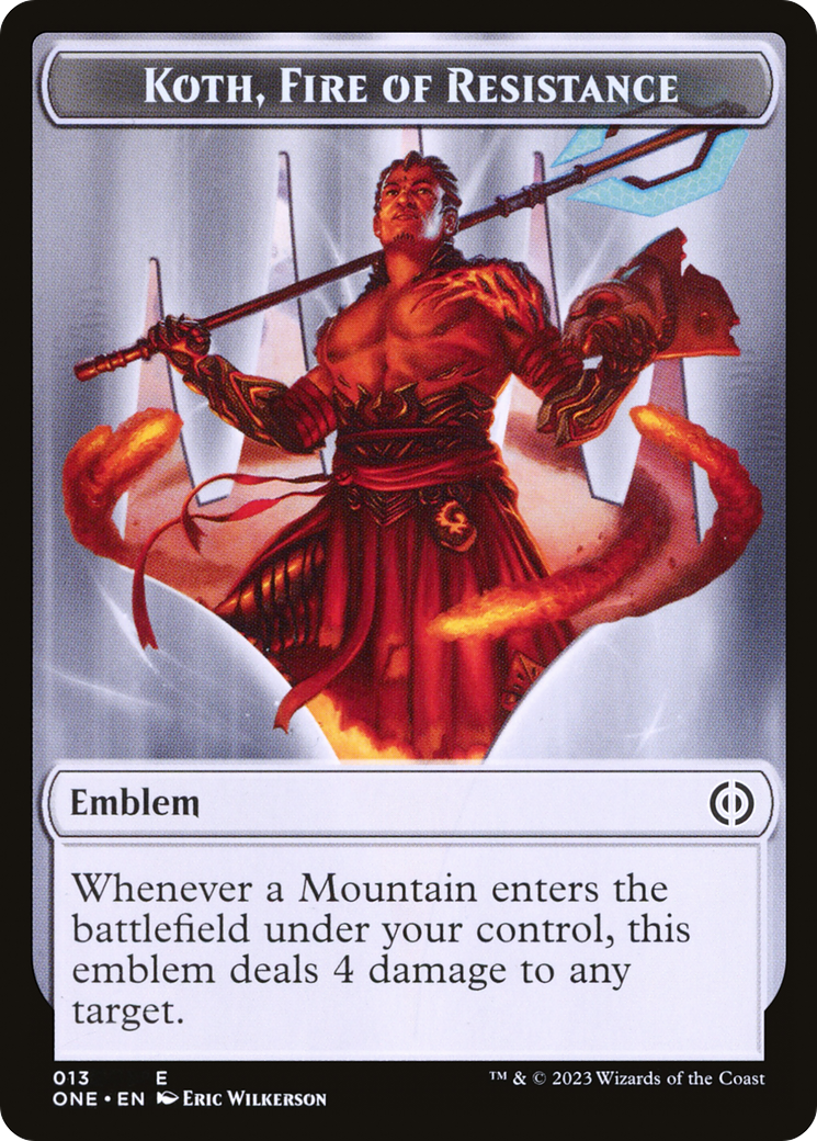 Koth, Fire of Resistance Emblem (TONE-013)