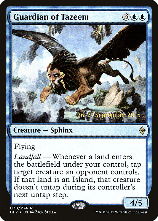 Guardian of Tazeem (PRE-78S) (Foil)