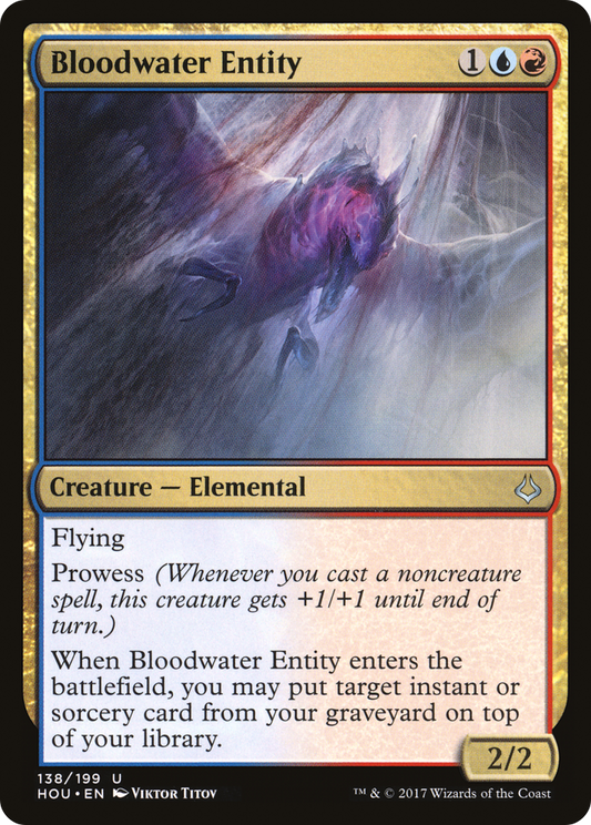 Bloodwater Entity (HOU-138) (Foil)