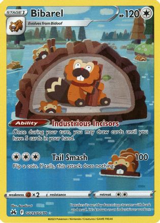 Bibarel (CRZ:GG-GG25) (Holofoil)