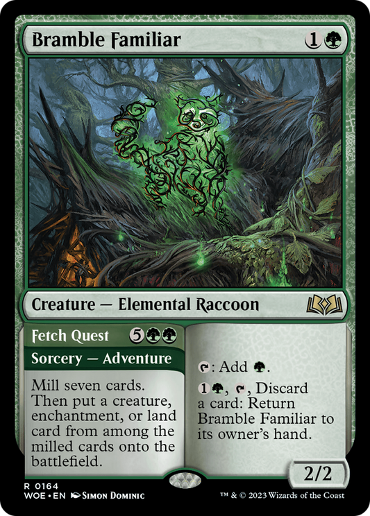 Bramble Familiar // Fetch Quest (WOE-164)