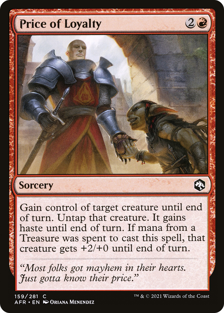 Price of Loyalty (AFR-159) (Foil)