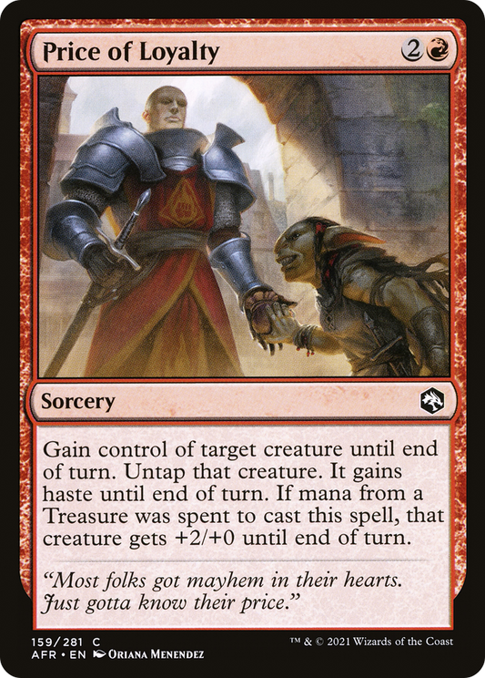 Price of Loyalty (AFR-159)