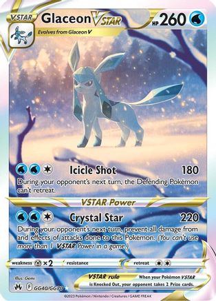 Glaceon VSTAR (CRZ:GG-GG40) (Holofoil)