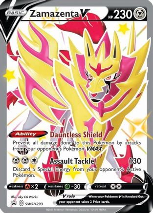 Zamazenta V (Shiny) (SSP-SWSH293) (Holofoil)