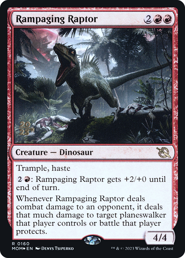 Rampaging Raptor (PRE-160S) (Foil)