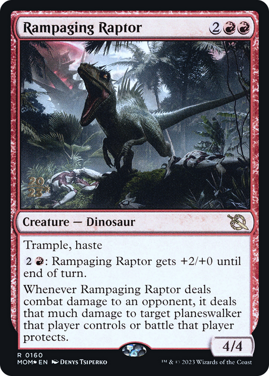 Rampaging Raptor (PRE-160S) (Foil)