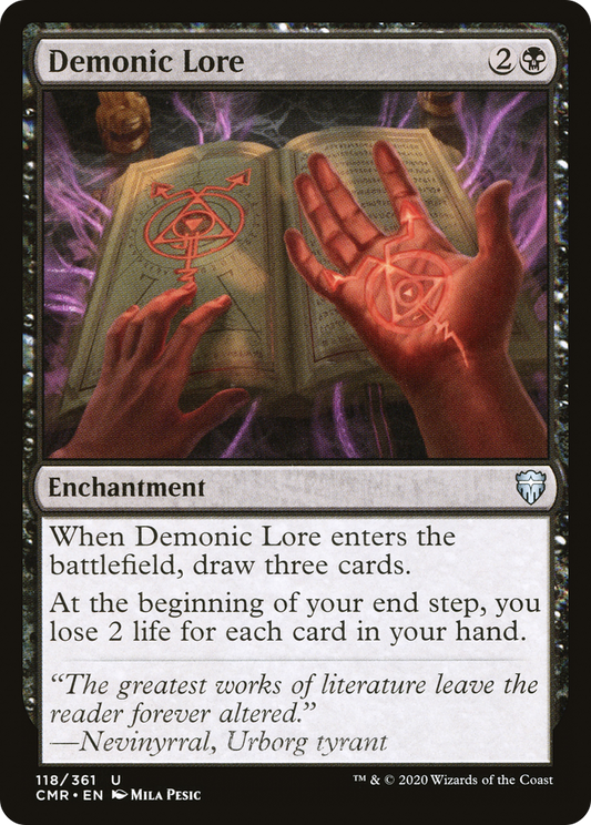 Demonic Lore (CMR-118) (Foil)