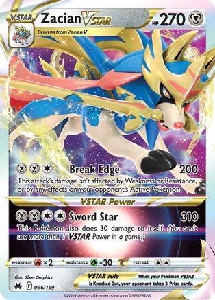 Zacian VSTAR (CRZ-096) (Holofoil)