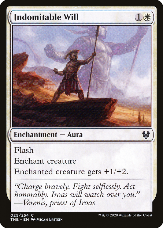 Indomitable Will (THB-025) (Foil)