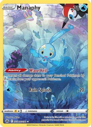 Manaphy (CRZ:GG-GG06) (Holofoil)