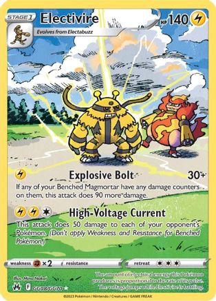 Electivire (CRZ:GG-GG08) (Holofoil)