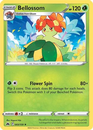 Bellossom (CRZ-003) (Reverse Holofoil)