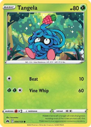 Tangela (CRZ-004) (Reverse Holofoil)