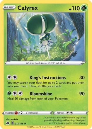 Calyrex (CRZ-017) (Holofoil)