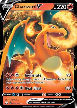 Charizard V (CRZ-018) (Holofoil)