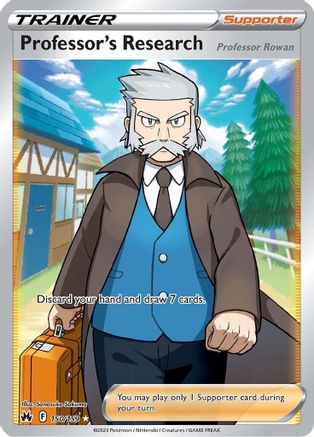 Professor's Research (Full Art) (CRZ-150) (Holofoil)