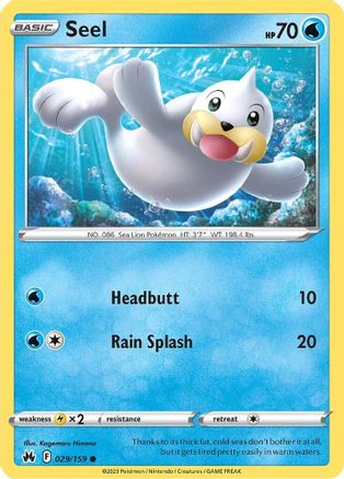 Seel (CRZ-029) (Reverse Holofoil)