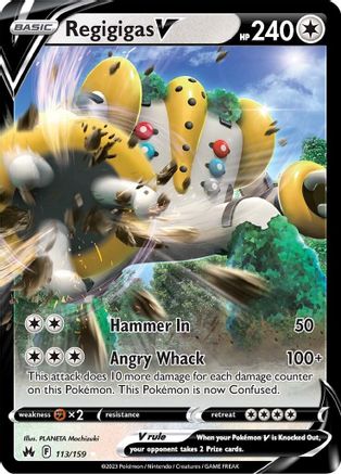 Regigigas V (CRZ-113) (Holofoil)