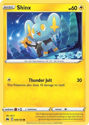 Shinx (40) (CRZ-040) (Reverse Holofoil)