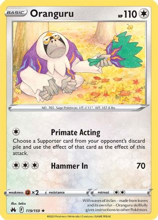 Oranguru (CRZ-119) (Reverse Holofoil)