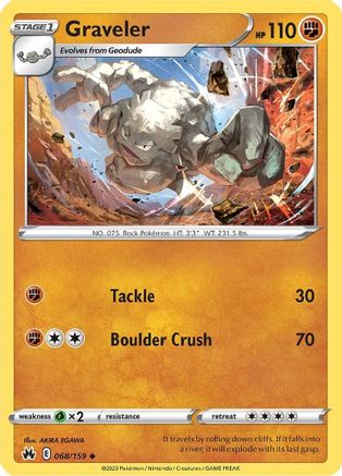 Graveler (CRZ-068) (Reverse Holofoil)