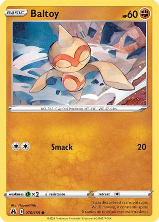 Baltoy (CRZ-070) (Reverse Holofoil)