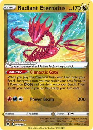 Radiant Eternatus (CRZ-105) (Holofoil)