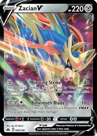 Zacian V (CRZ-095) (Holofoil)