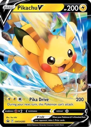 Pikachu V (SSP-SWSH285) (Holofoil)
