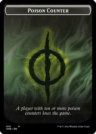 Poison Counter // Beast Double-Sided Token (ONC-14 // 13)