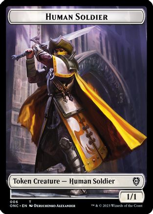 Human Soldier // Elephant Double-Sided Token (ONC-6 // 14)