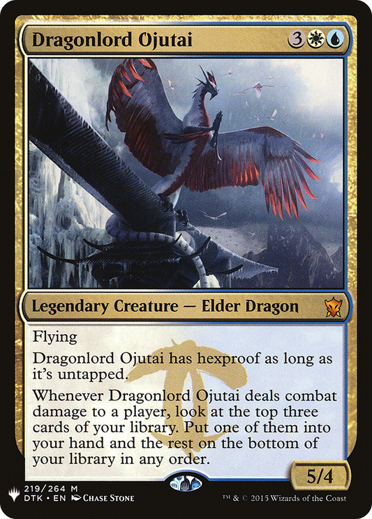 Dragonlord Ojutai (PLST-DTK-219)