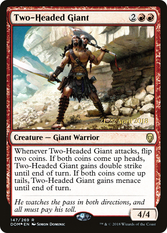 Two-Headed Giant (PRE-147S) (Foil)