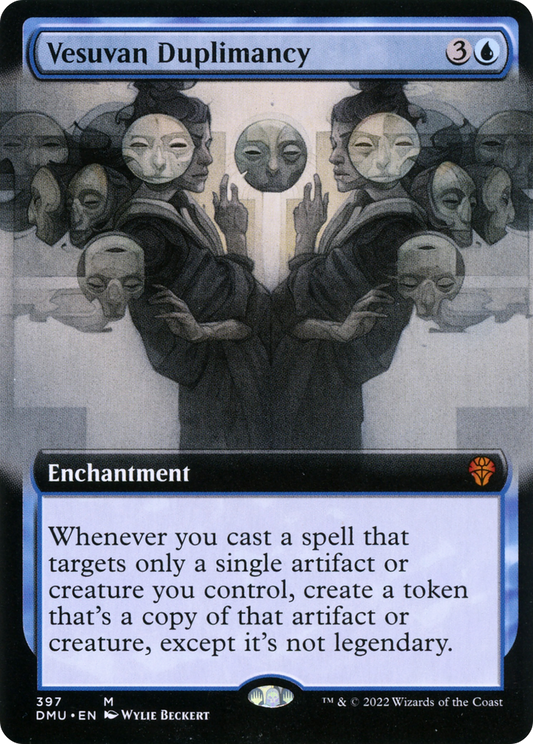 Vesuvan Duplimancy (DMU-397) (Extended Art) (Foil)