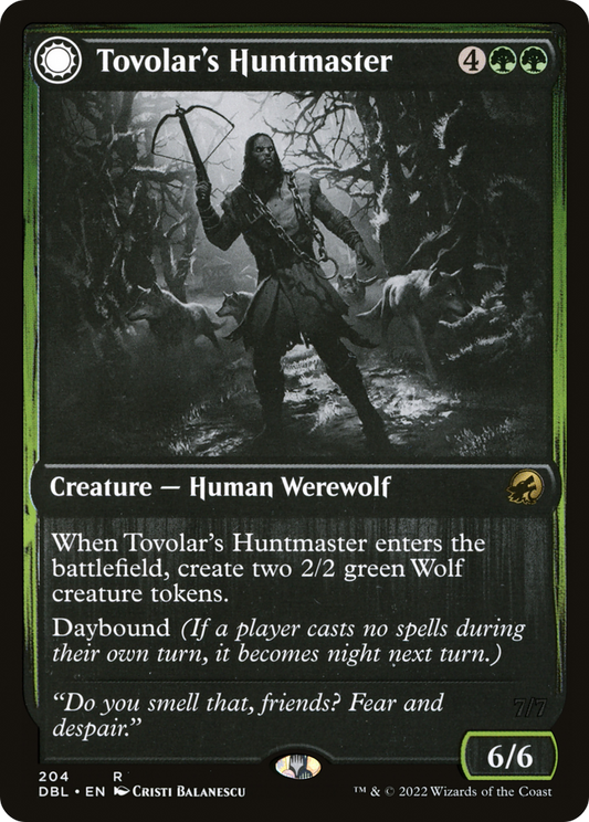 Tovolar's Huntmaster // Tovolar's Packleader (DBL-204)