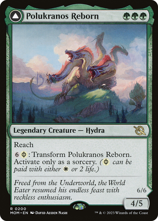 Polukranos Reborn // Polukranos, Engine of Ruin (MOM-200) (Foil)