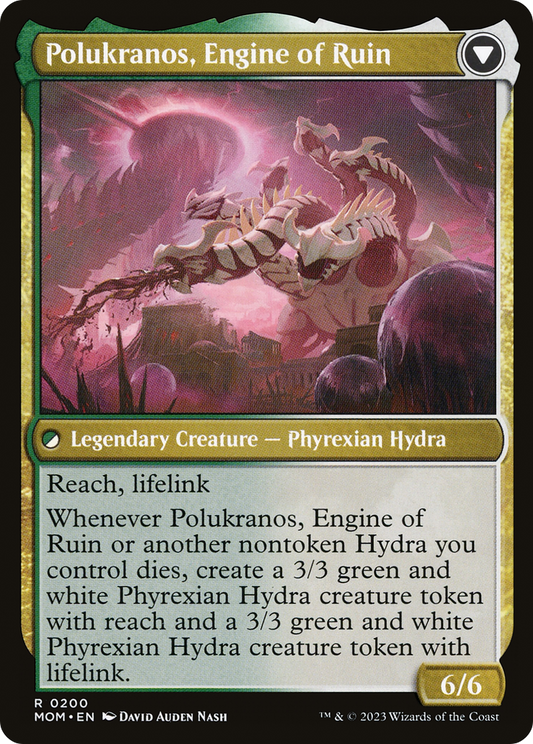 Polukranos Reborn // Polukranos, Engine of Ruin (MOM-200) (Foil)
