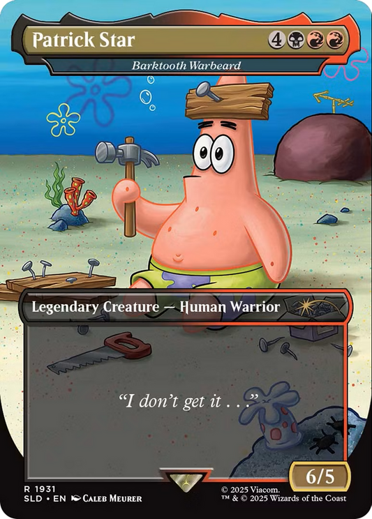 Patrick Star / Barktooth Warbeard (SLD-1931) (Borderless)