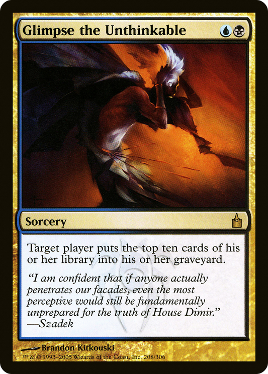 Glimpse the Unthinkable (RAV-208) (Foil)