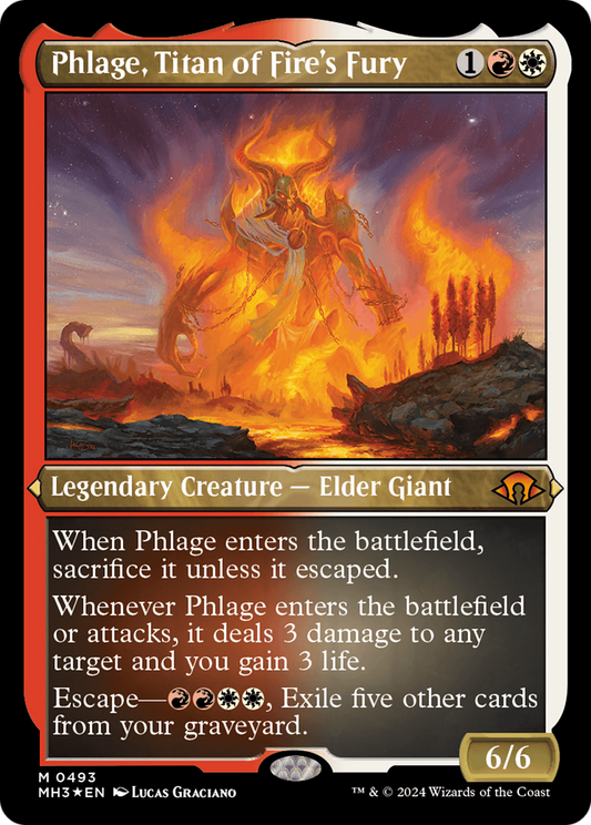 Phlage, Titan of Fire's Fury (MH3-493) (Etched Foil)