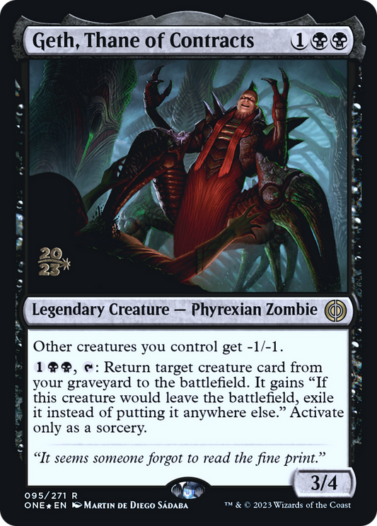 Geth, Thane of Contracts (PRE-95S) (Foil)