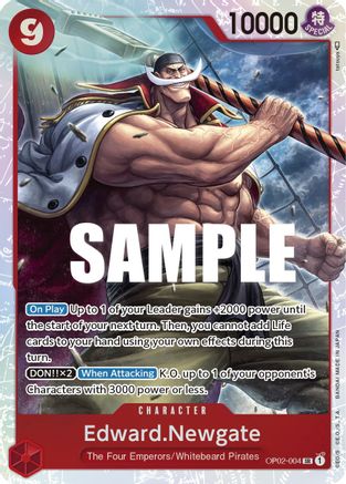 Edward.Newgate (004) (OP02-004) (Foil)