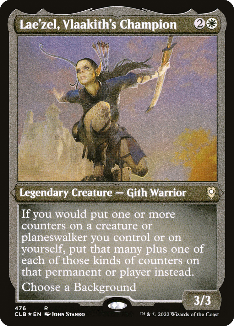 Lae'zel, Vlaakith's Champion (CLB-476) (Etched Foil)