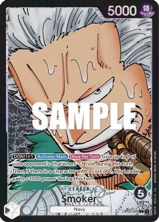 Smoker (093) (Alternate Art) (OP02-093) (Foil)