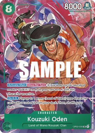 Kouzuki Oden (Alternate Art) (OP02-030) (Foil)