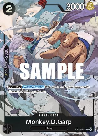 Monkey.D.Garp (115) (Alternate Art) (OP02-115) (Foil)