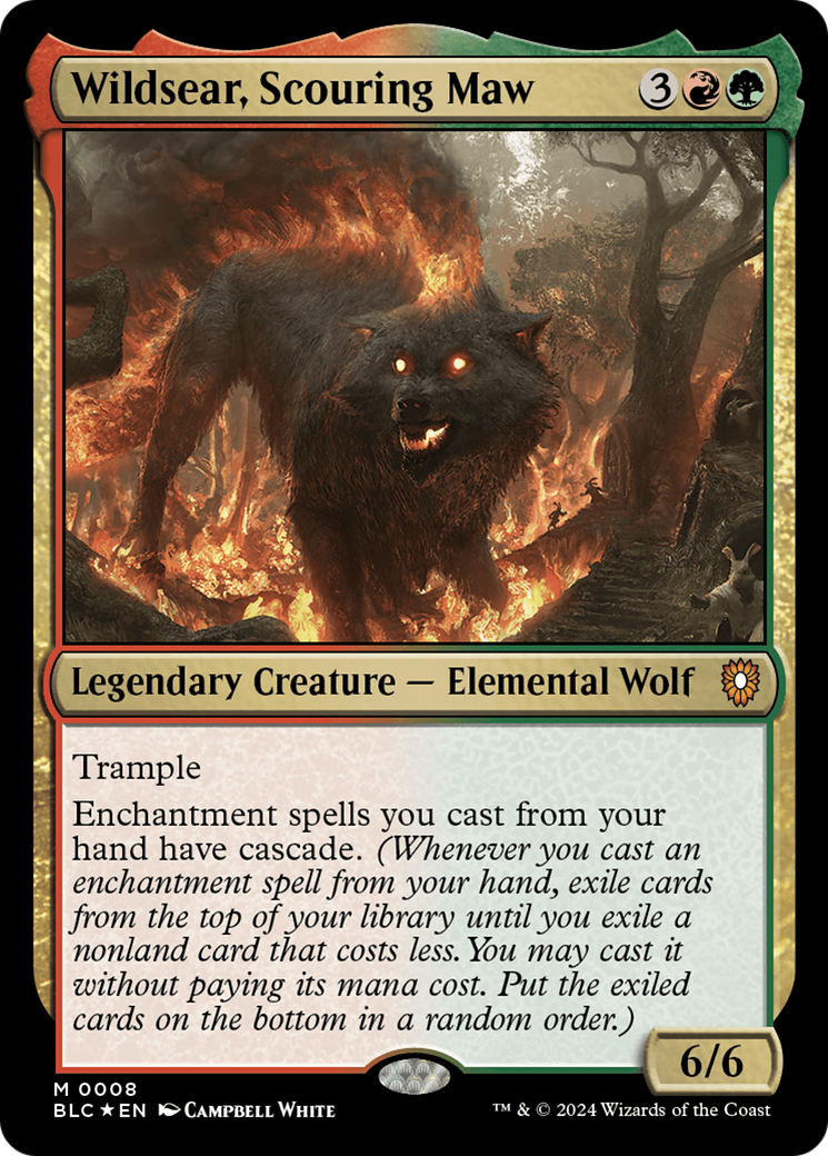 Wildsear, Scouring Maw (BLC-008) (Foil)