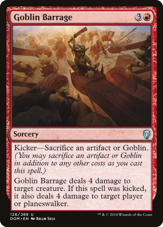 Goblin Barrage (DOM-128) (Foil)