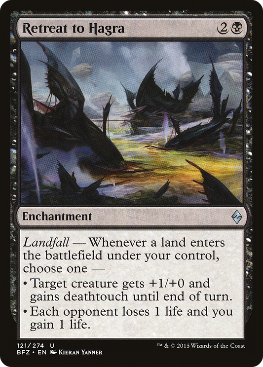 Retreat to Hagra (BFZ-121) (Foil)